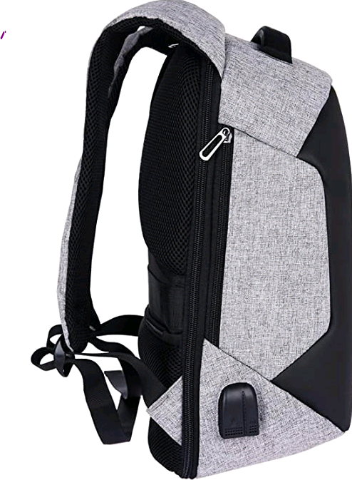 anti theft bag grey 2
